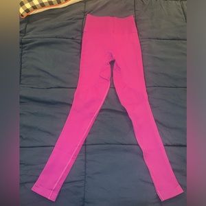 Pink/purple lululemon seamless leggings size small